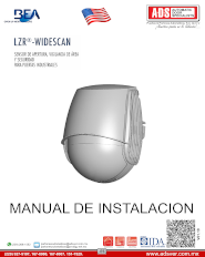 Manual de Instalacion BEA LZR WIDESCAN, ADS Puertas y Portones Automaticos S.A. de C.V.